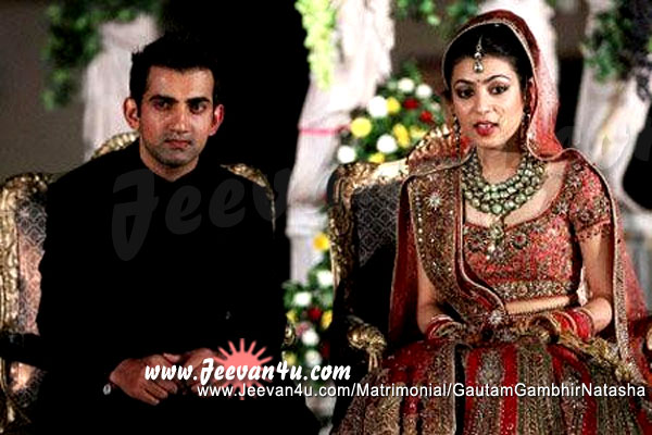 Gautam Gambhir Natasha Jain Marriage Photos